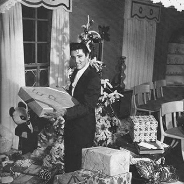 holiday Christmas rock Elvis 1957 first Christmas at Graceland.jpg