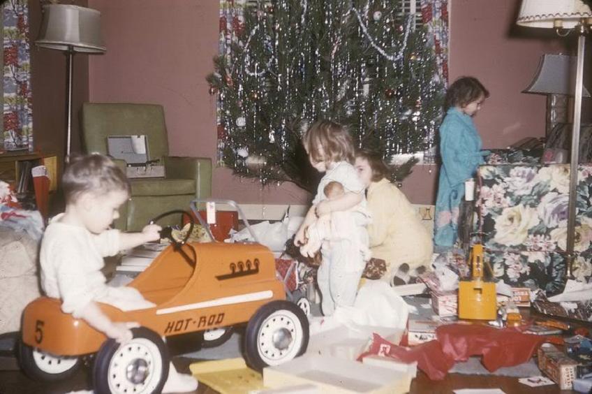 holiday Christmas toy pedal car 1963 @ Christmas.jpg