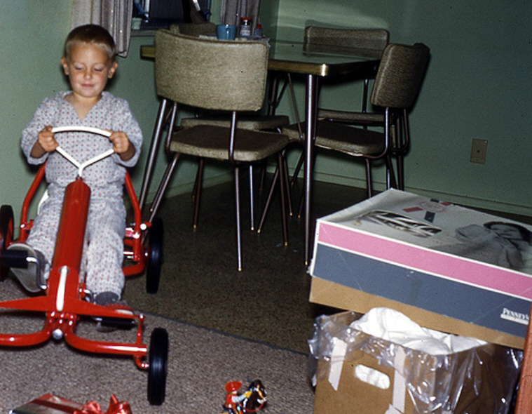 holiday Christmas toy pedal car 1967 Christmas.jpg