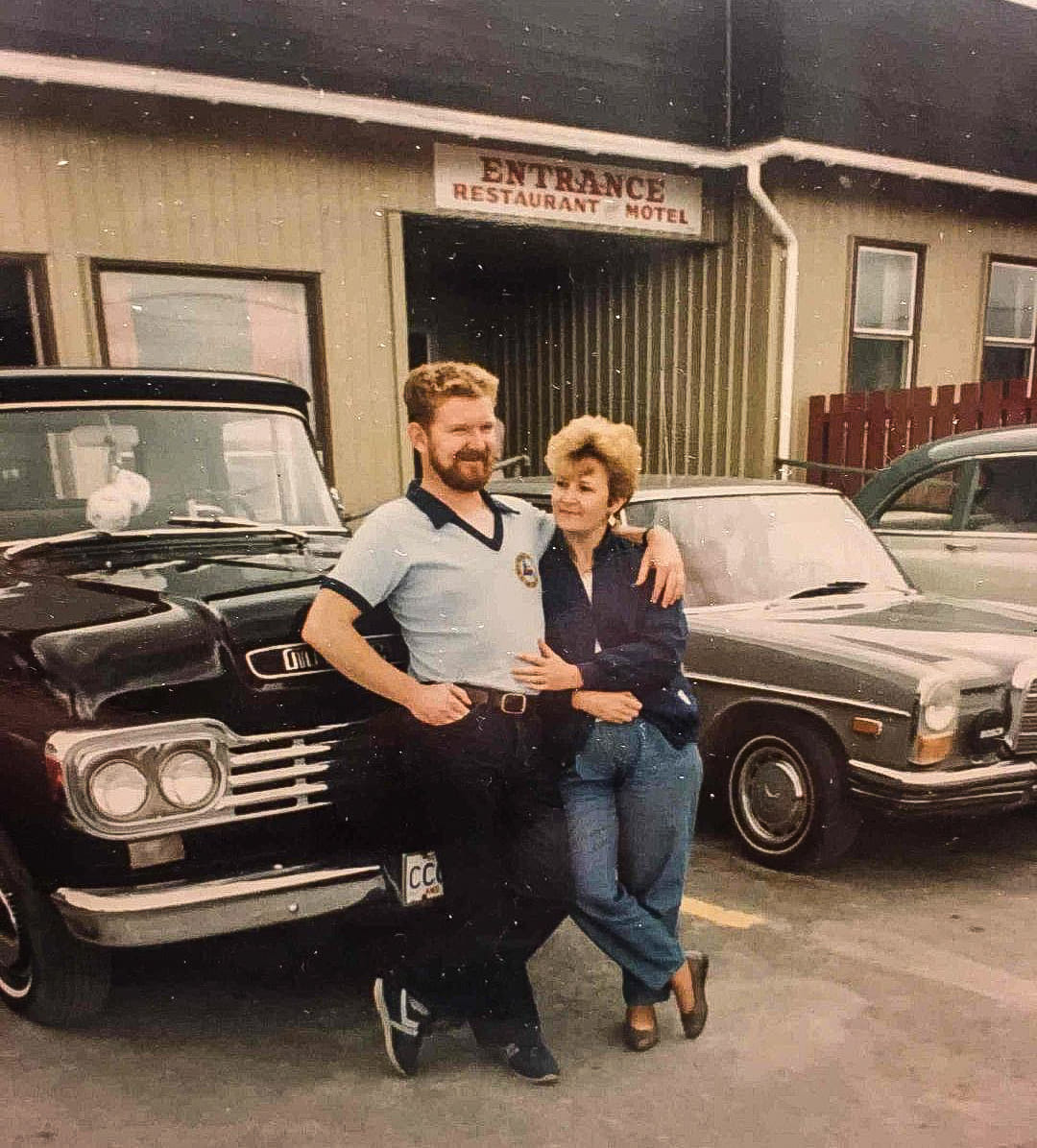 Linda and I and 59 Merc.jpg