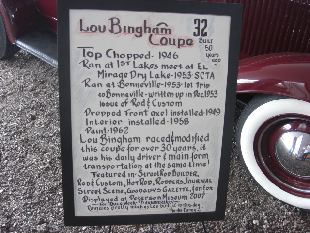 Lou Bingham Coupe @ R&S Auction Scottsdale Jan 2010 - Sign (by Al Liebmann).jpg