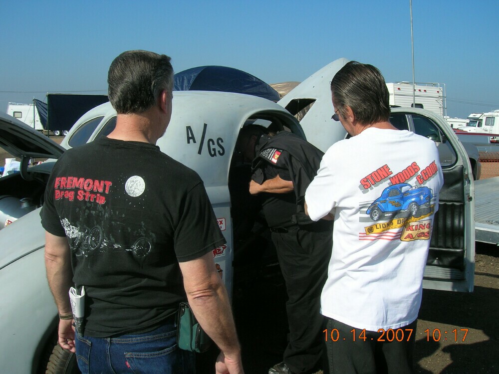 Louie digs the coupe.jpg