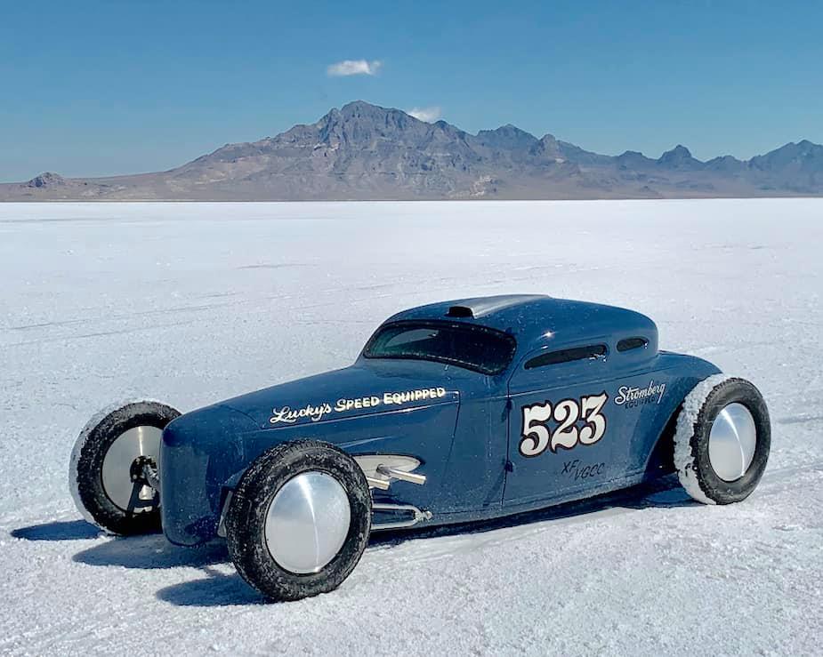 Lucky Burton's Chrisman Coupe on the Salt - Bonneville Speed Week - August 2019.jpg