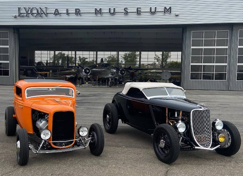 Lyon Air Museum - War Surplus On Wheels - Hot Rods On The Tarmac - by Ray Dunham (1).jpg