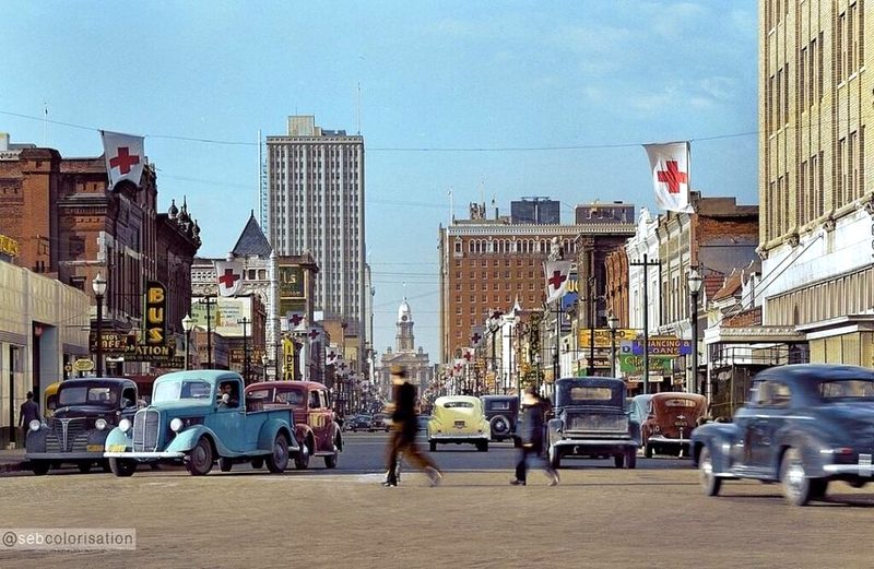 Main Street, Fort Worth, Texas, January 1942.jpg