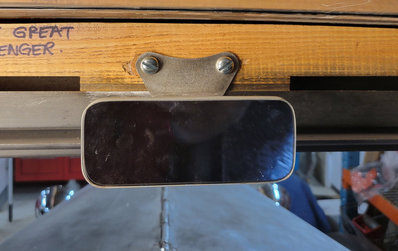Mirror Installed on Model A Header.jpg