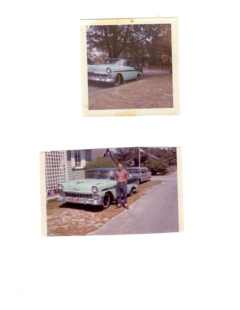 My 1956 Bel Air, summer of 1964.jpg