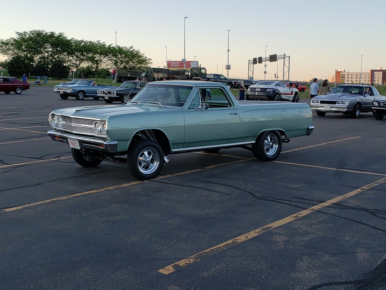 my elcamino at bass pro.jpg