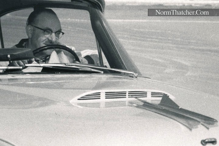 Norm Thatcher's '57 Dodge Coronet @ Daytona Beach in 1957 - pic 1 zoom 1.jpg