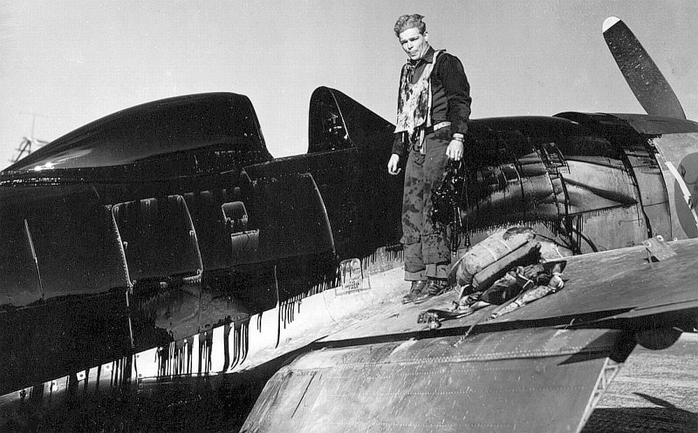 P-47-Lt-Edwin-King-flak-caused-oil-leak-Italy-Jan45.jpg