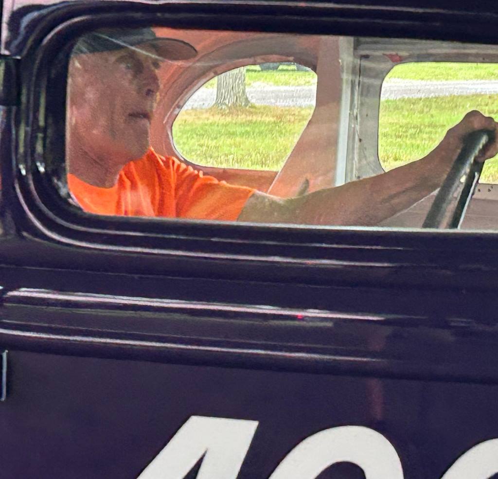 Paul Aldrich driving his restored 400jr Coupe.jpg