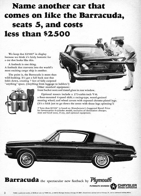 Plymouth Baracuda Time USA 1964.png
