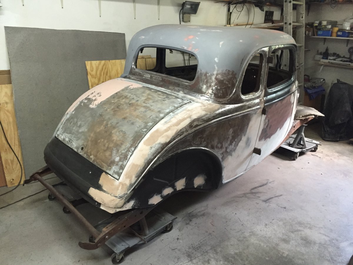 Rear Deck Lid with Key Hole.JPG