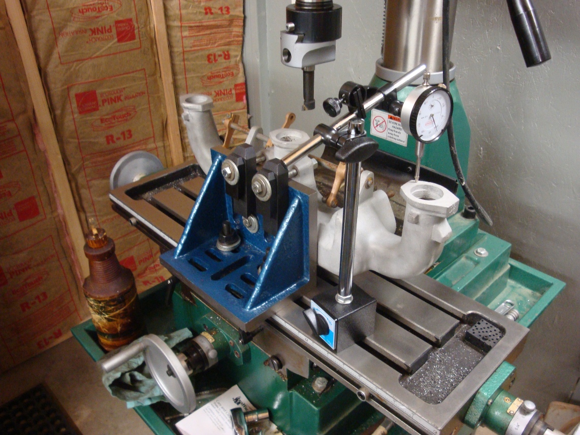 setting up intake manifold to bore for 235-261 rings.JPG