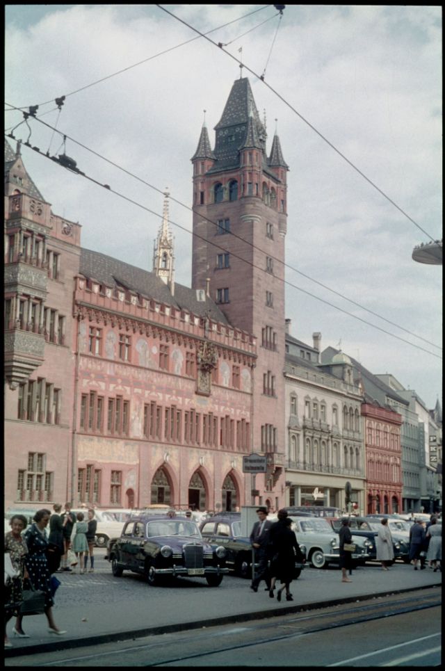 Switzerland. Basel Town Hall 1961.jpeg