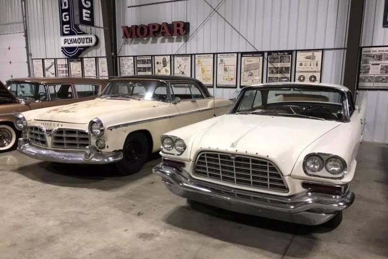 Thatcher '58 300D & Vicki Wood '55 C-300 at McCandless 'Museum'.jpg