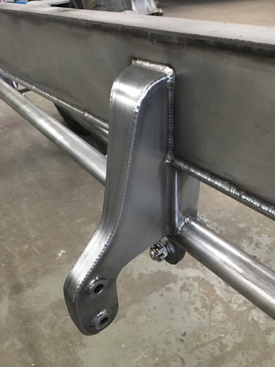 Tri-5 Bellhousing Mount In a Model A Finish Welding.jpg