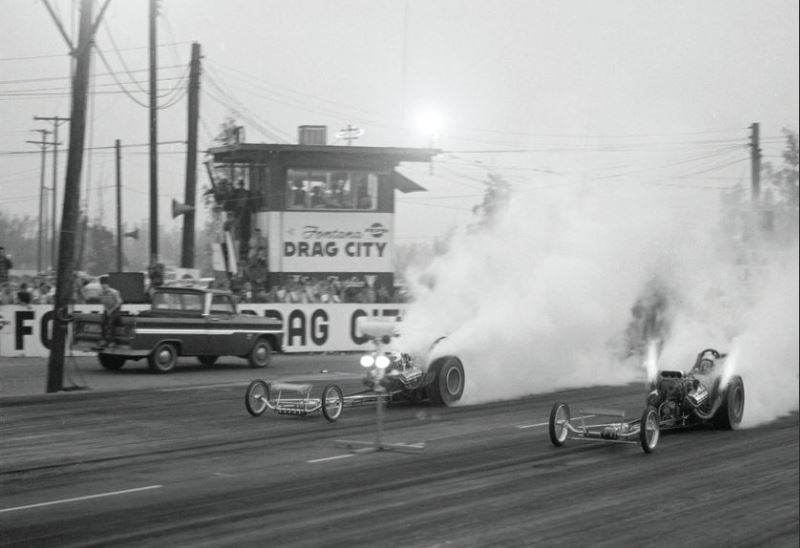 Unknown dragsters at Fontana Drag City.JPG