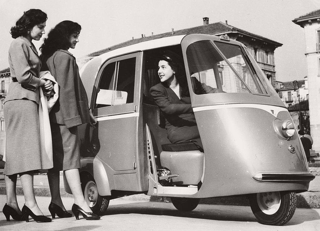 Vespa Taxi, Italy, 1952. .jpg