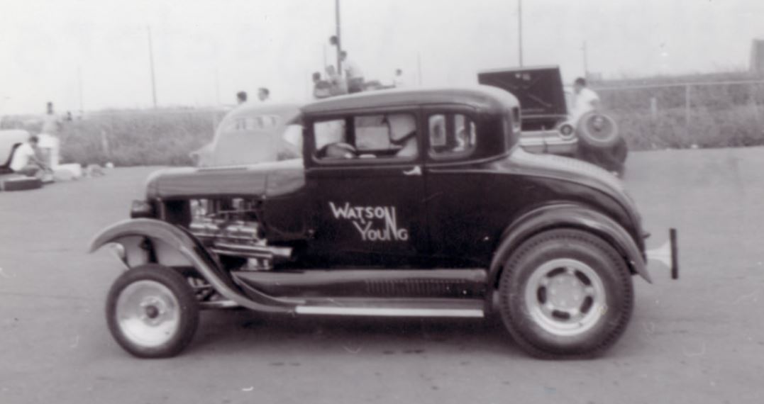 Watson & Young's 1929 Ford coupe gasser, Wichita Falls 1964.JPG