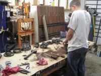 Troy building the 200R4.jpg