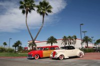 Ed's '36 Roadster & '51 Plymouth @ In'N'Out Lathrop distribution center.jpg