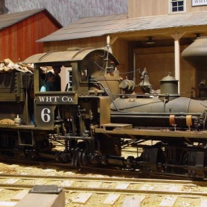 Kitbashed 1/20th Brass locomotive