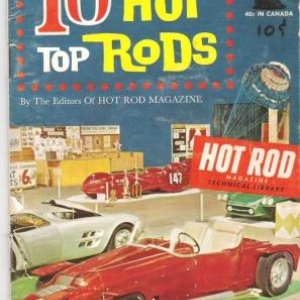 10 Top Hot Rods Magazine by the editors of Hot Rod. 
A 1963 "little book"