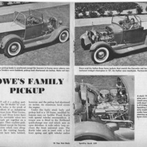 Top HR article. This was basically the same story as the Jan. '62 Hot Rod Mag. article. Petersen was always coming up with ways to get more mileage out of their material.