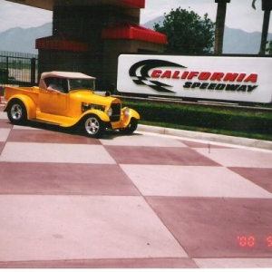 Cal. Speedway May 2000. Got to make some laps on the track. A fun day.