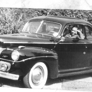 41 Club Coupe
Dad's first new car. Didn't keep it long. He missed putting the top down.