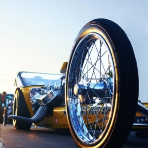 Bakersfield 2008. took a bunch in the staging lanes as the sun was setting.