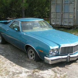 1974 Ranchero 500 the way I found it. Paid $500