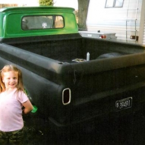 My truck & little sister