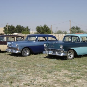 56 chevy's 002