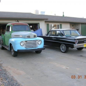 My truck and my wife's driver