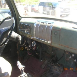 dash with Pontiac rear seat speaker grill