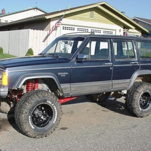 My jeep after I did the lift only had it two weeks at this time