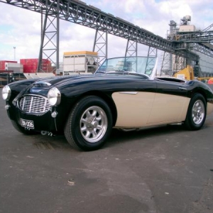 1956 BN6 Austin Healey took about 7 years to rebuild from a total wreck