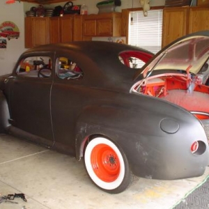 Thought I could buy a car half done and quickly get it on the road. Car was rough but very solid. It originally came out of a museum in South Dakota. The guy who did the chop worked for George Barris in the 60's ( I saw his old pictures with G.B.). It had a new engine and all the suspension was done.