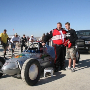 the "one man pit crew" at el mirage