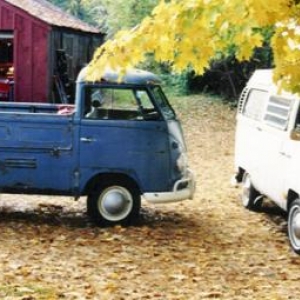 1959 vw single cab 42000 miles wirh Abi's club house a 69 Camper