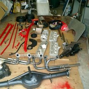My dragster in pieces!!!