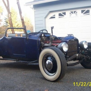 27 on 32 rails w 226" Ford Flathead Six