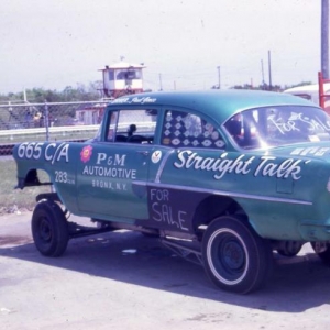 Hampton - body was raised up off the frame, where the steering wheel was below the dash!