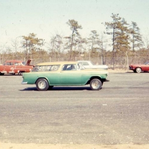 National - last time I saw this multi-colored metalflaked car was about 10 years after this was taken - in Mr Bigs lot in Elmont laying on the ground with no wheels or tires - wonder what happened to it