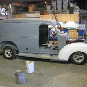 46 Chevy Panel Truck