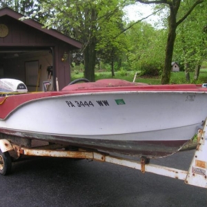 1960 Lake N Sea 15' Caribean model