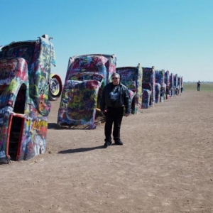 At the Cadillac ranch