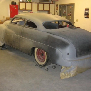 Rear shot as blocking continues